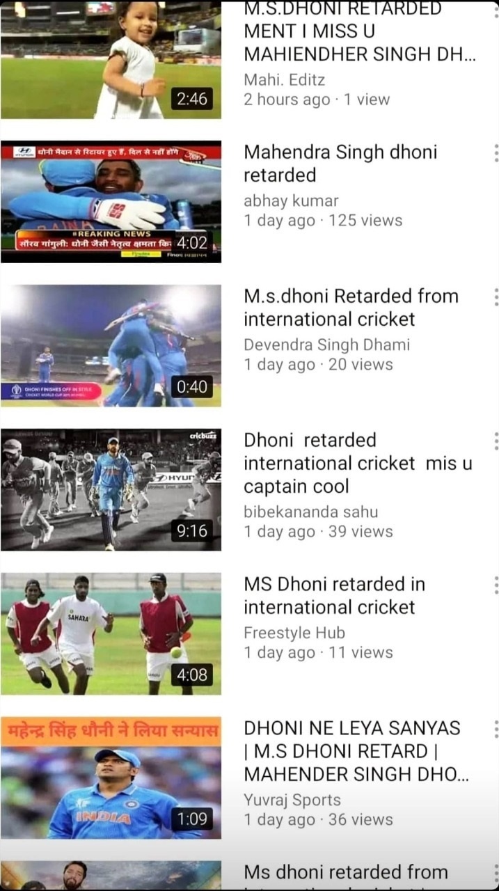 Watch: MS Dhoni Fans Trolled For Silly YouTube Captions