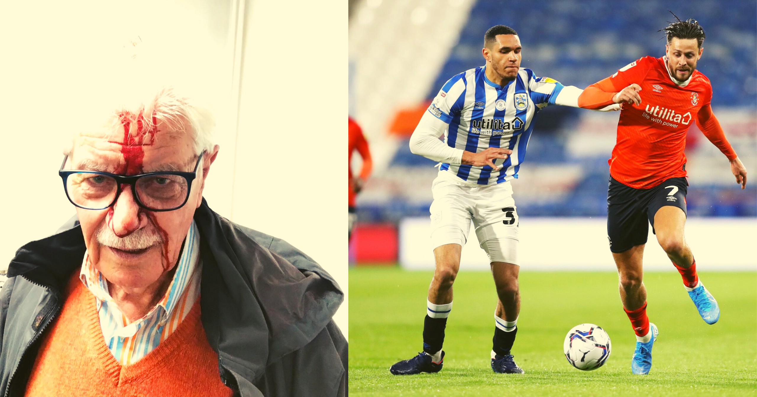 Luton Town Fan Shares A Picture Of His Grandfather Hit By Huddersfield Fan