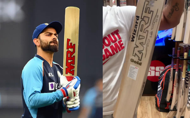 'Won't Be Surprised If He Doesn't Make It Into The Playing XI'-Fans React As Virat Kohli Is Set To Play With A Special 'Gold Wizard' Bat In His 100th T20I Against Pakistan