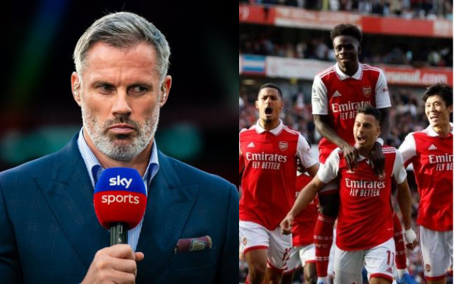 'Really Brave Of Him To Do That'-Jamie Carragher Is Amazed By The Decision Making Of The Arsenal Man