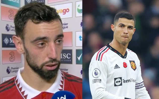"Cristiano Is Now Playing For Himself In The Desert", Fans React As Bruno Fernandes Indirectly Accuses Cristiano Ronaldo Of playing For Only Himself