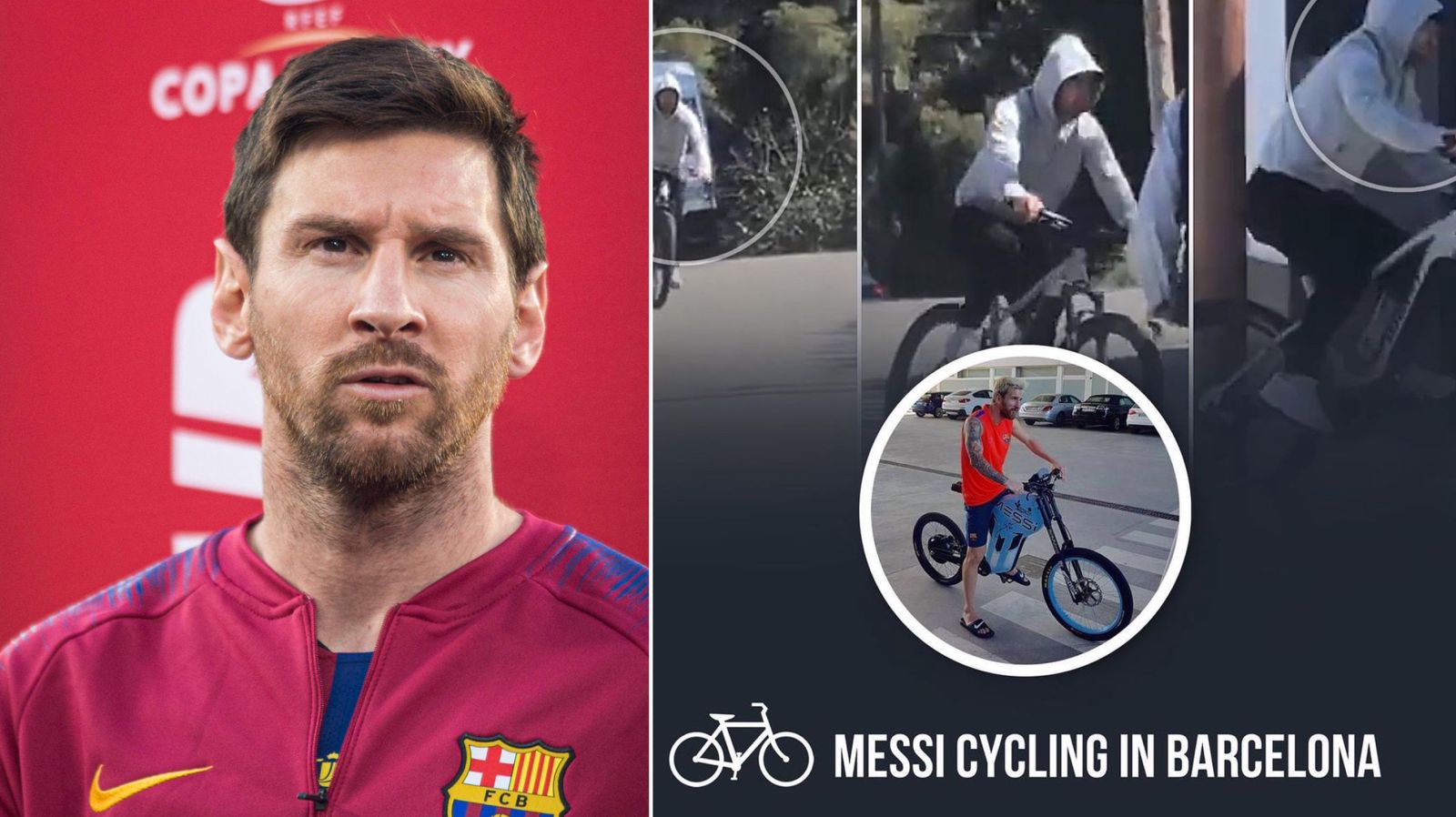 WATCH: Viral Video Of 'Lionel Messi Caught Cycling In The Streets Of Barcelona' Amid Reports Of Him Linking To A Transfer Back