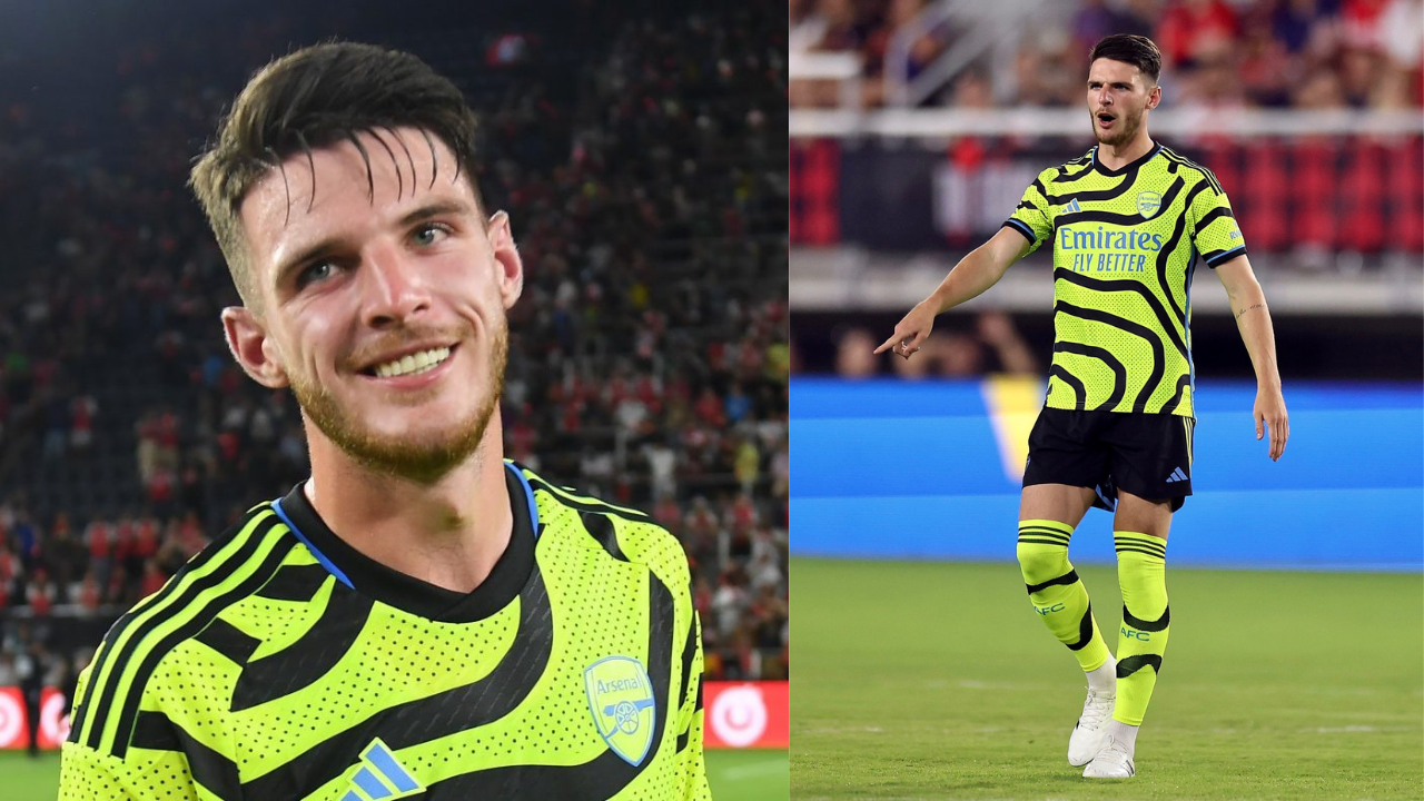 WATCH: Declan Rice Reacts After His First Game For Arsenal; Fans Will Be Proud