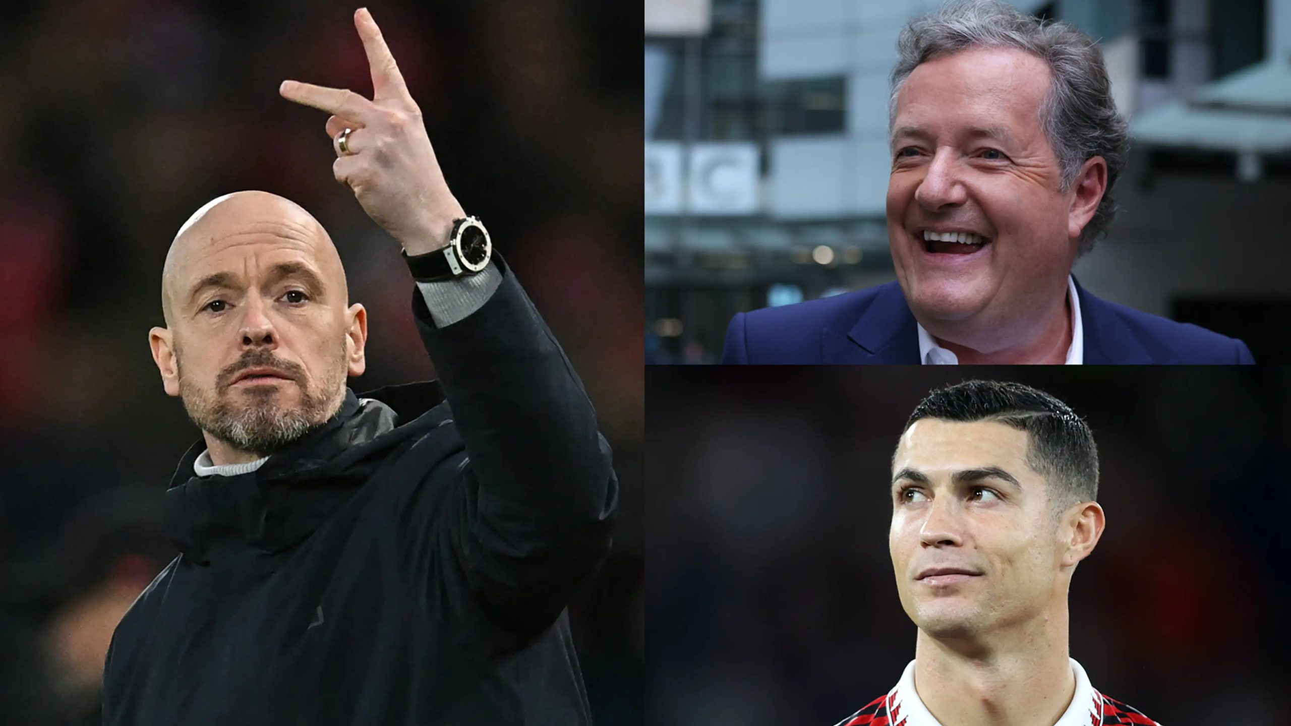 Ronaldo Fan Piers Morgan Trolls Erik Ten Hag After Brighton Beat Manchester United