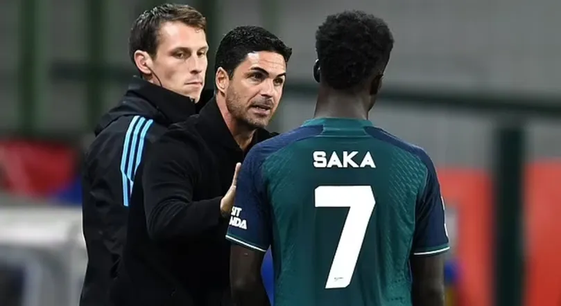 Arsenal Manager Mikel Arteta Provides A Fresh Update On Bukayo Saka's Injury
