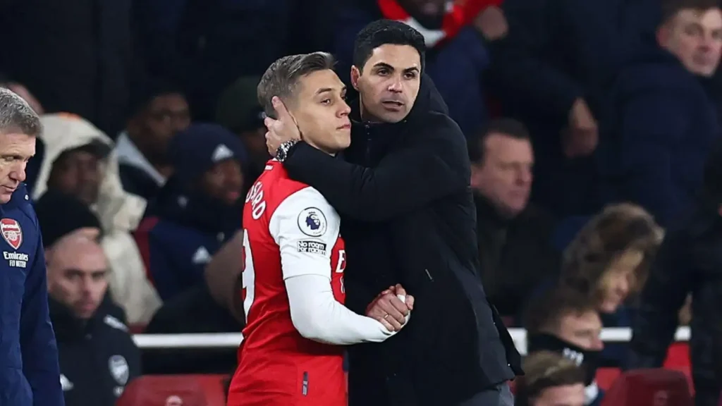 Leandro Trossard responds to 'moaner' comment from Mikel Arteta