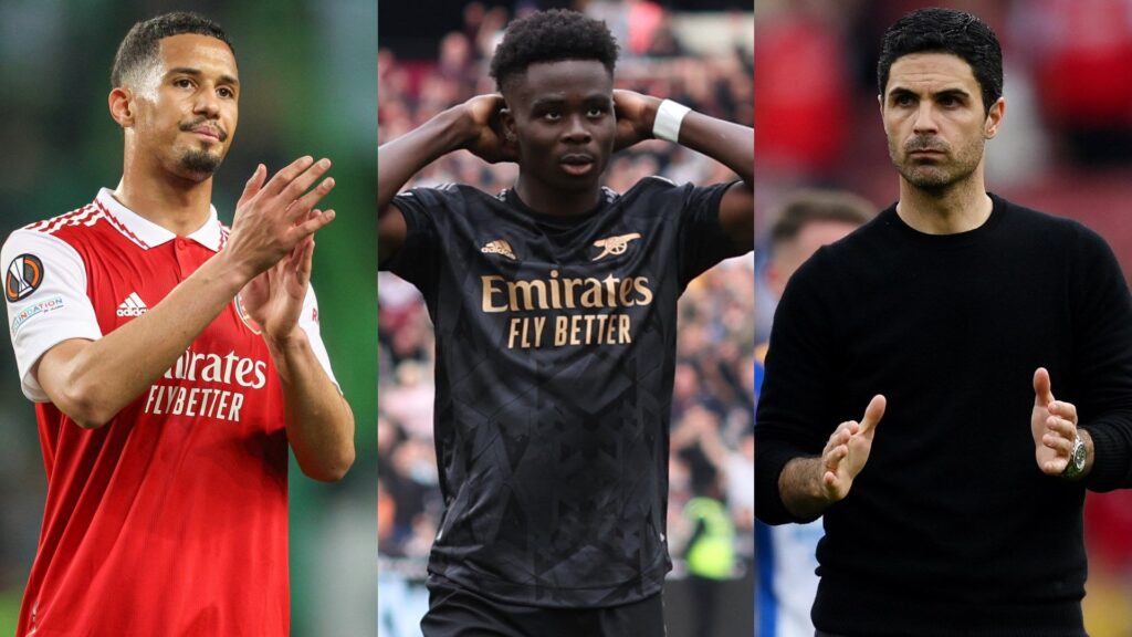 Mikel Arteta provides update on William Saliba and Bukayo Saka