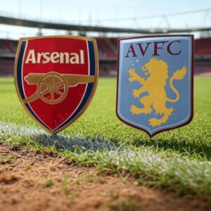 create 1280 X 720 hd image of arsenal vs aston villa