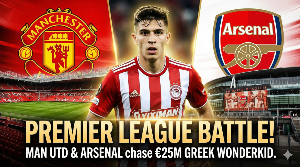 Manchester United and Arsenal are locked in a battle for Olympiacos sensation Christos Mouzakitis. With a €25m price tag and Napoli also circling, find out why this 18-year-old is the most wanted teenager in Europe right now.